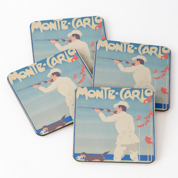 Item preview, Monte Carlo France Vintage Travel Poster designed and sold by cutesy.