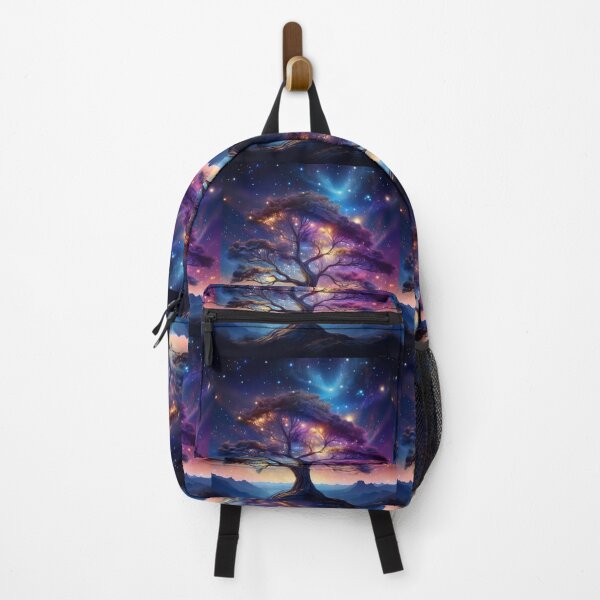 Item preview, Radiant Cosmic Tree – Mystical Starry Night Art designed and sold by RaiyaTees.
