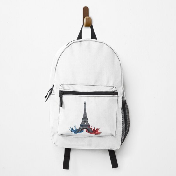 Item preview, Eiffel tower Stand blue and red paint designed and sold by KRStyleClub.