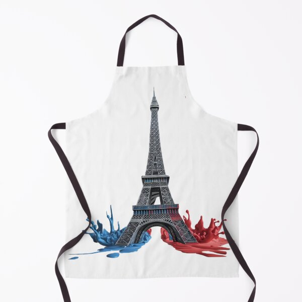 Item preview, Eiffel tower Stand blue and red paint designed and sold by KRStyleClub.