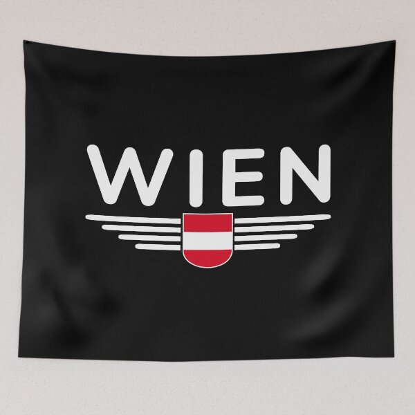Item preview, Vienna Austria Flag T Shirt Outfit Design designed and sold by ElvisU.