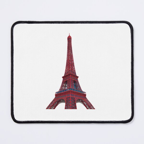 Item preview, Red Eiffel tower design designed and sold by KRStyleClub.