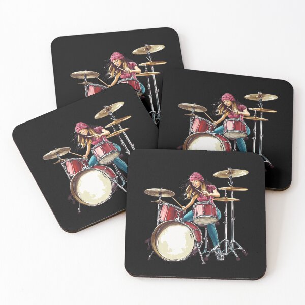 Item preview, Female Drummer designed and sold by Sketch-Shack.