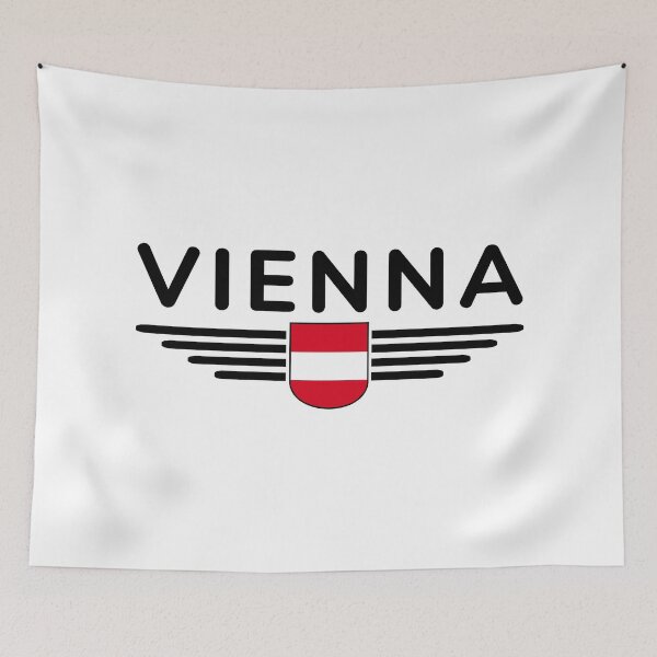 Item preview, Vienna Austria Flag T Shirt Outfit Design designed and sold by ElvisU.