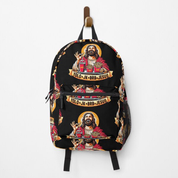 Item preview, YOLO JK BRB Jesus Fast Food designed and sold by plushism.