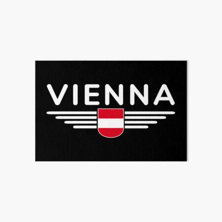 Item preview, Vienna Austria Flag T Shirt Outfit Design designed and sold by ElvisU.