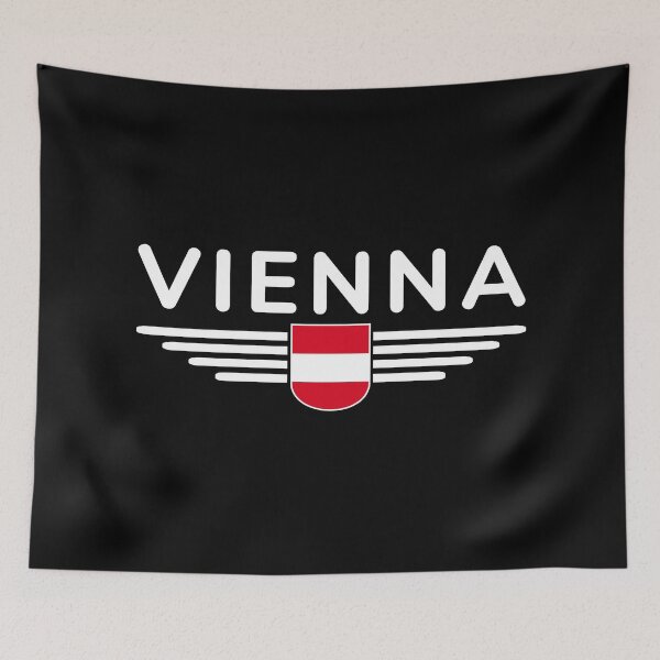 Item preview, Vienna Austria Flag T Shirt Outfit Design designed and sold by ElvisU.