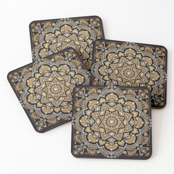 Item preview, Tanjore painting style Mandala Elegance 2 designed and sold by pa3print.