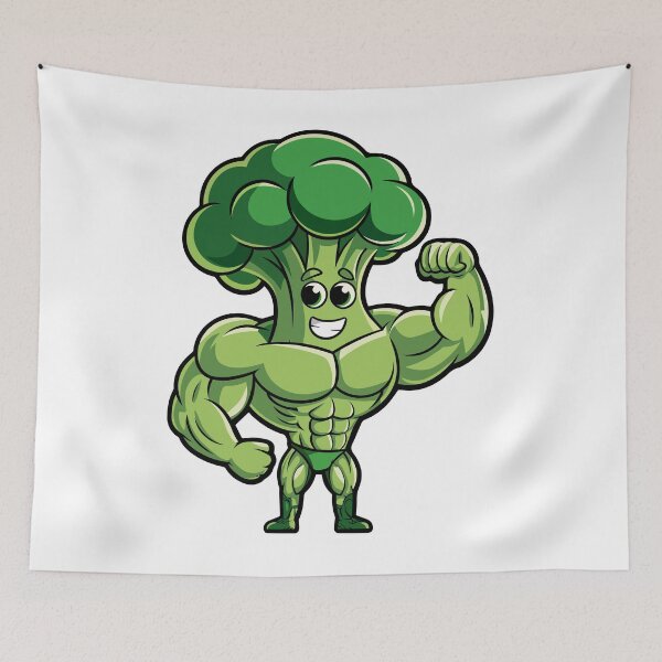 Item preview, Flexin Greens The Buff Broccoli designed and sold by IconsStyles.
