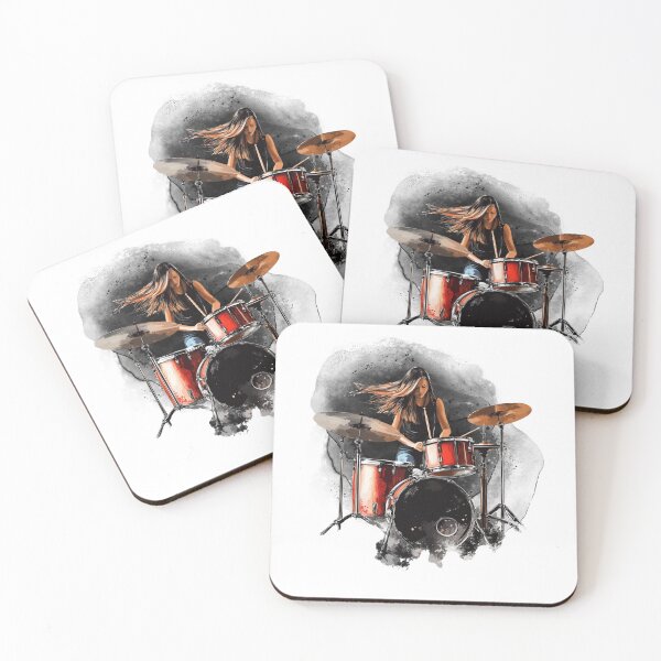 Item preview, Female Drummer designed and sold by Sketch-Shack.