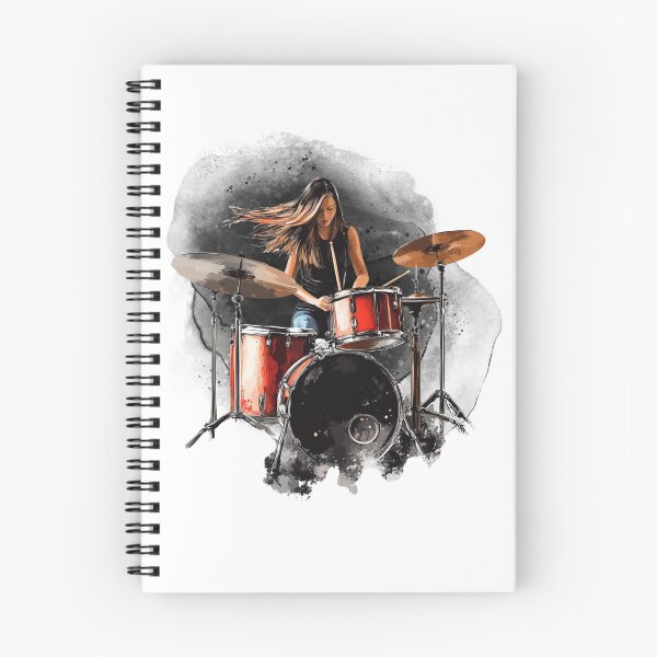 Item preview, Female Drummer designed and sold by Sketch-Shack.