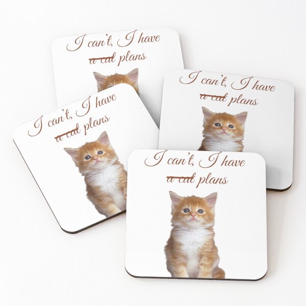 Item preview, I can't, I have a cat - Orange Cat designed and sold by Cat Babe.