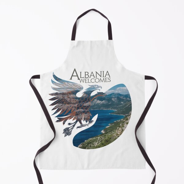 Item preview, Albania Welcomes Flag Map Tirana, Berat designed and sold by AnimalsDH305.