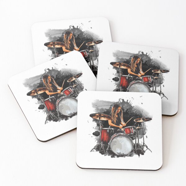Item preview, Female Drummer designed and sold by Sketch-Shack.