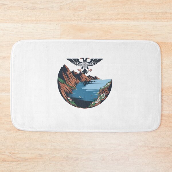 Item preview, Albania Welcomes Flag Map Tirana, Berat designed and sold by AnimalsDH305.