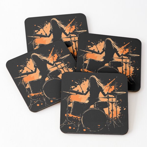 Item preview, Female Drummer designed and sold by Sketch-Shack.