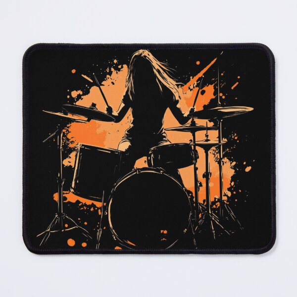 Item preview, Female Drummer designed and sold by Sketch-Shack.