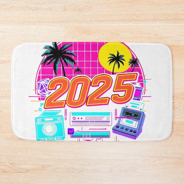 Item preview, Retro Neon 2025 Design designed and sold by DreamDigi2024RB.