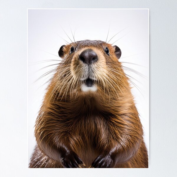 Item preview, Beaver Portrait designed and sold by LeonArtworks.