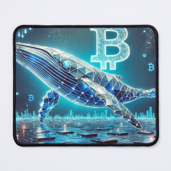 Item preview, The Bitcoin Whale: Power of the Blockchain Oceans designed and sold by photoparadise22.