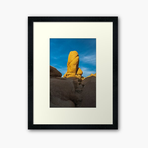 Joshua Tree Monolith Framed Art Print
