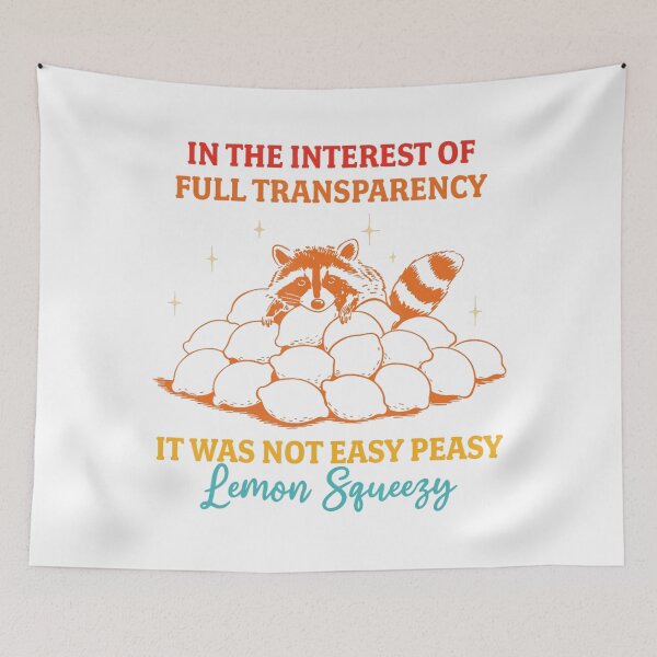 Item preview, In The Interest Of Full Transparency Vintage Raccoon designed and sold by Wisppiaa.