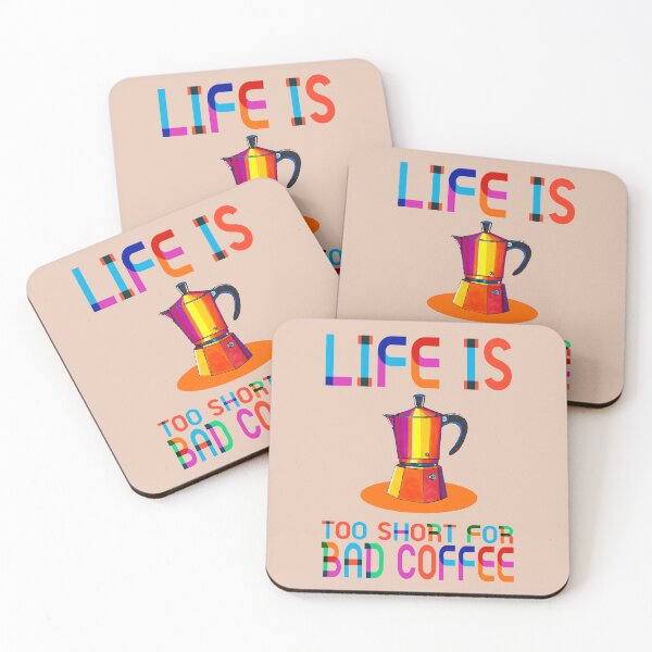 Item preview, LIFE IS TOO SHORT FOR BAD COFFEE & CREAM designed and sold by ilovestudiostic.