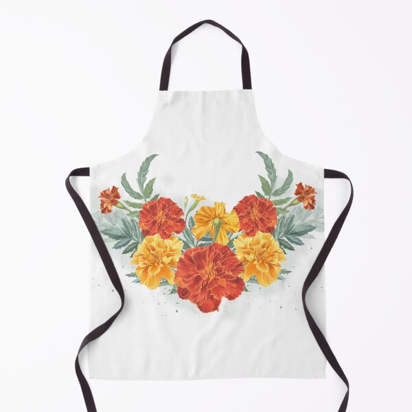 Item preview, Marigolds garden flowers. Tagetes. Cempasuchil. designed and sold by XDenisova.