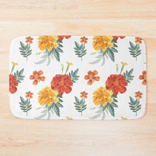 Item preview, Marigolds garden flowers. Tagetes. Cempasuchil. designed and sold by XDenisova.