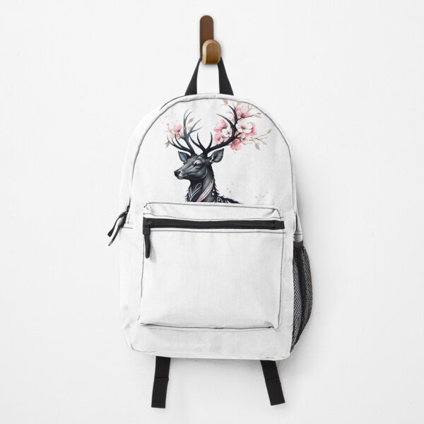 Item preview, Floral Deer with Cherry Blossom Art designed and sold by ZetaDream.