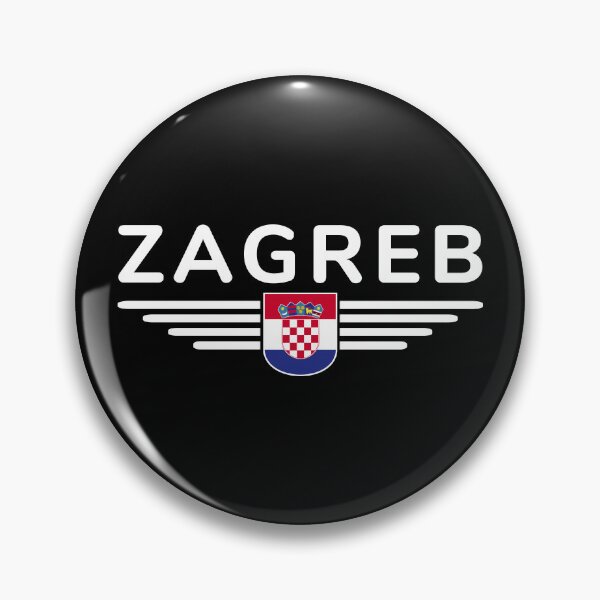 Item preview, Zagreb fan t-shirt for Croatia lovers designed and sold by ElvisU.