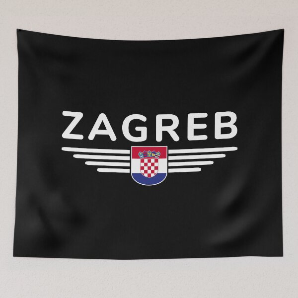 Item preview, Zagreb fan t-shirt for Croatia lovers designed and sold by ElvisU.