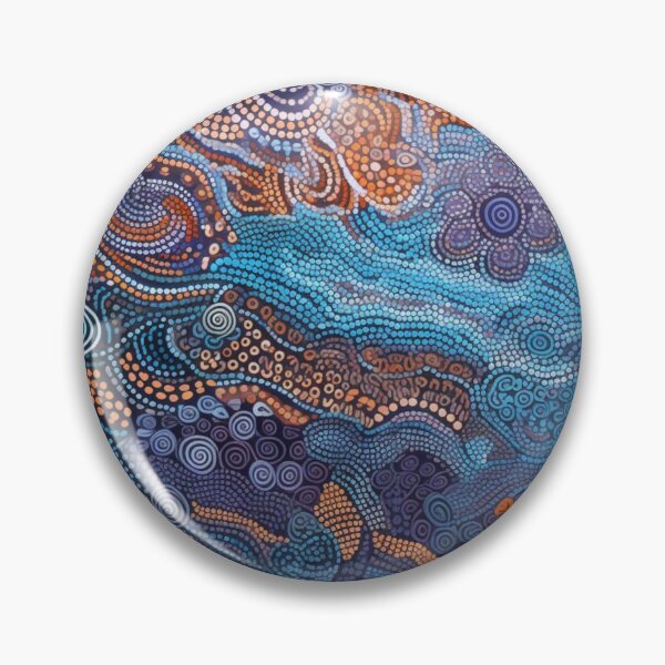 Item preview, Aboriginal Inspired Dot Art - Various Splashes  designed and sold by GrinGalore.
