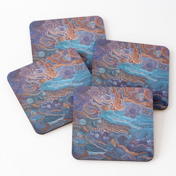 Item preview, Aboriginal Inspired Dot Art - Various Splashes  designed and sold by GrinGalore.