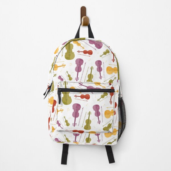 Item preview, Colourful violins on white designed and sold by reneesillus.