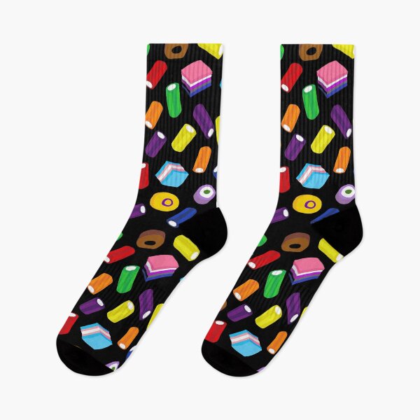Item preview, All sorts liquorice in LGBTQ+ flag colours designed and sold by Mintpoptrend.