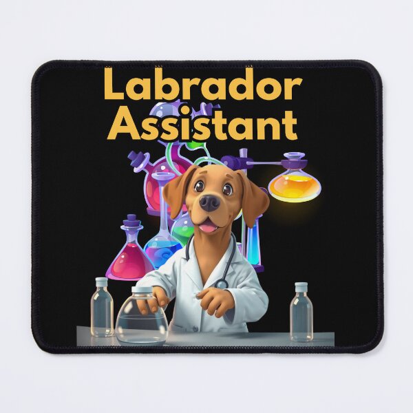 Item preview, Labrador Assistant | Funny Cartoon Dog Design designed and sold by JCRockDesign.