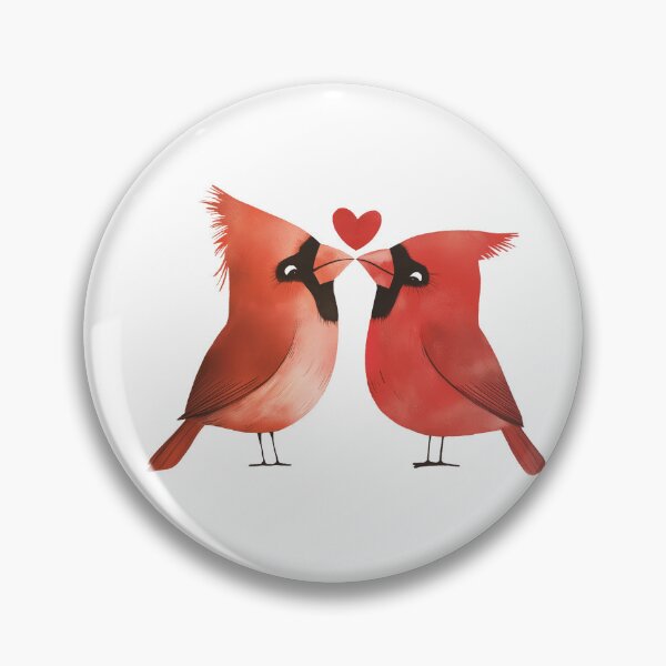 Item preview, Red Cardinal Couple in Love designed and sold by Anicue.