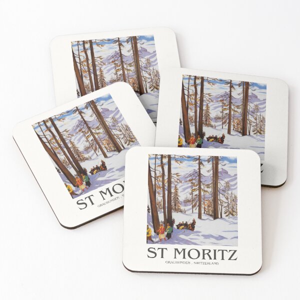 Item preview, St Moritz Switzerland Vintage Travel designed and sold by cutesy.