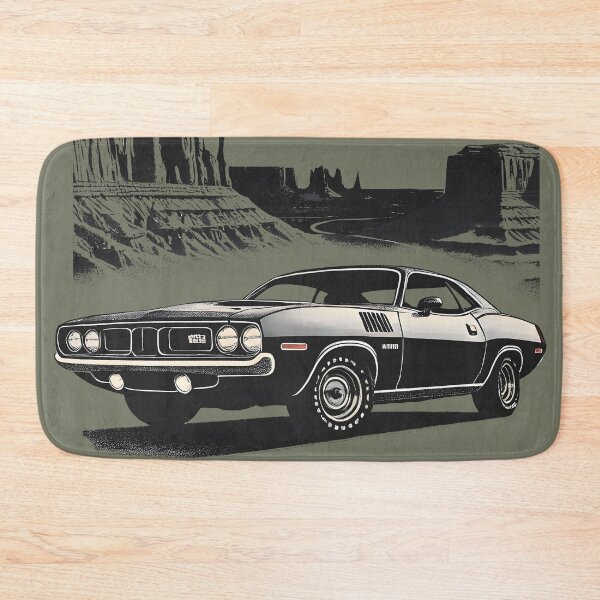 Item preview, 1971 Hemi Cuda Barracuda Muscle Car designed and sold by CreepyCornerArt.