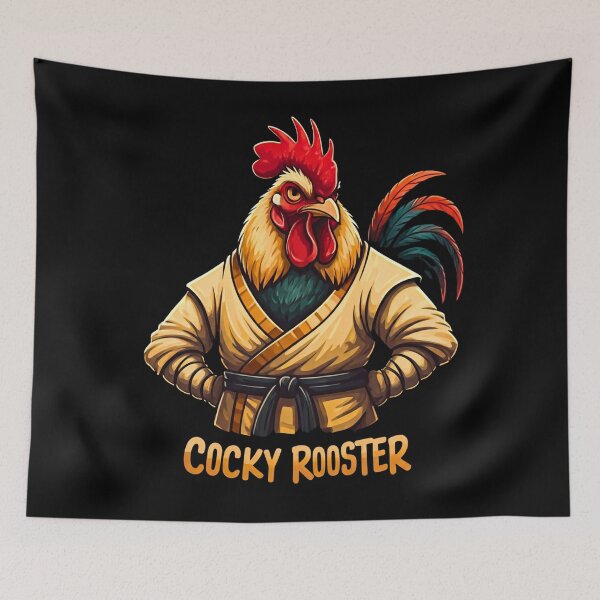 Item preview, cocky rooster designed and sold by FitEnvy.