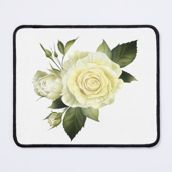 Item preview, White roses watercolor illustration. Wedding bouquet. Floral funeral designed and sold by XDenisova.