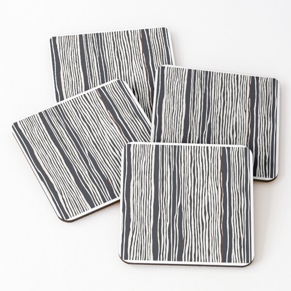 Item preview, Pinstripe Print Black and White Lines Barcode designed and sold by stxaris.