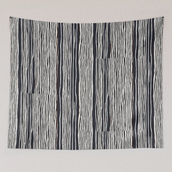 Item preview, Pinstripe Print Black and White Lines Barcode designed and sold by stxaris.