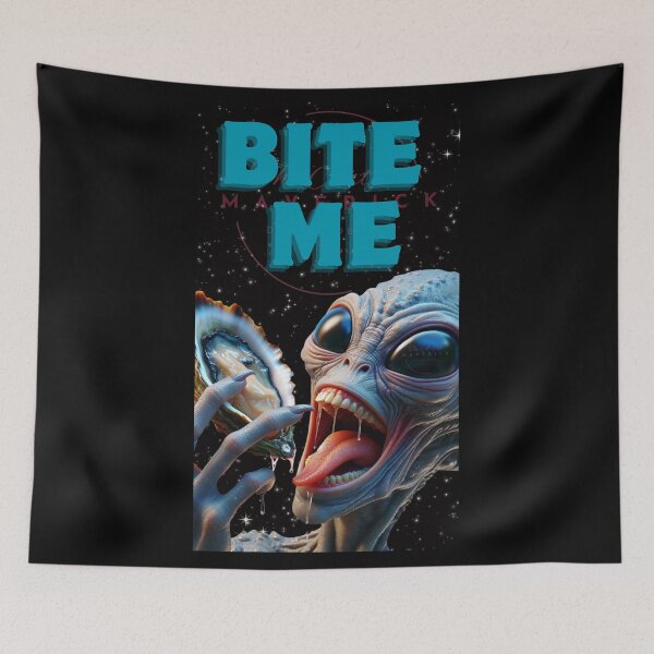 Item preview, Alien - Bite Me designed and sold by ArtfulMaverick.