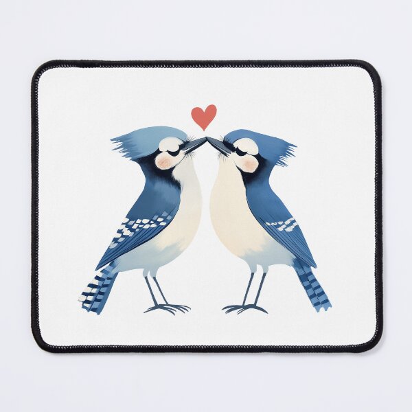 Item preview, Cute Blue Jay Couple designed and sold by Anicue.