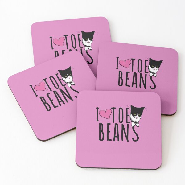 Item preview, I love toe beans designed and sold by FrictionMaxxing.
