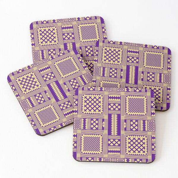 Item preview, Indigo & Sand Tuareg Pattern designed and sold by FreiherrPK.