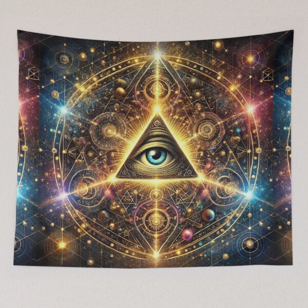 Item preview, Illuminated Wisdom: The All-Seeing Eye of Enlightenment designed and sold by Meta2Physical.