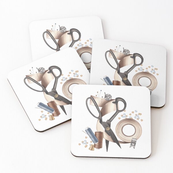 Item preview, Sewing is forever. Watercolor illustrations for needlewomen, fashion designers and seamstresses designed and sold by XDenisova.